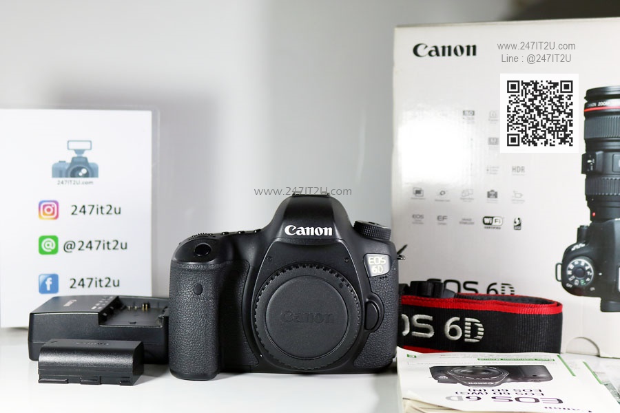 กล้อง Canon Body 6D สภาพดี ยกกล่อง