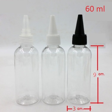60ml ขวดหัวจรวด ฝาธรรมดา