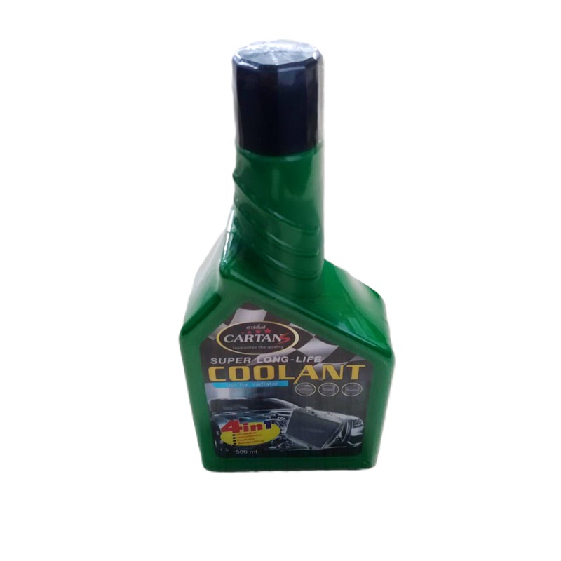 น้ำยาหล่อเย็นหม้อน้ำ ขนาด 500 มิลลิลิตร สีเขียว พร้อมใช้ -ของแท้- แบรนด์จาก CARTANs
