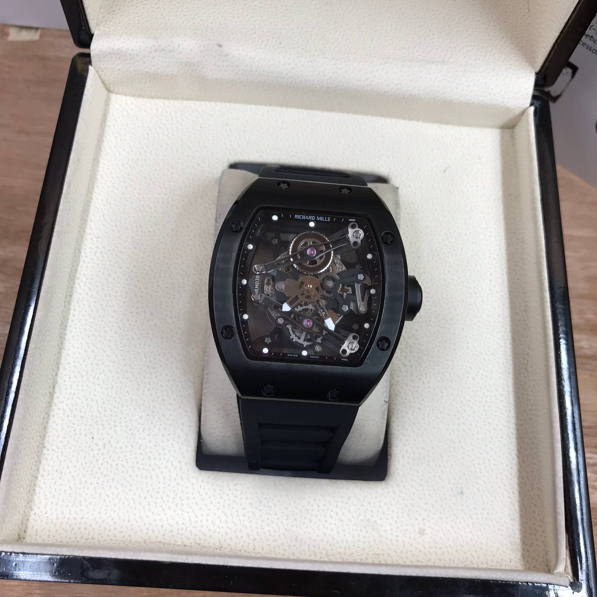 นาฬิกา Richard Mille RM038 Black - Mirror Swiss