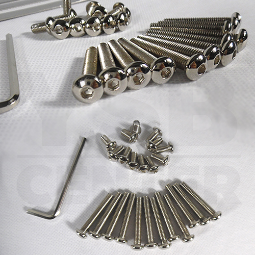 ชั้นวางรองเท้าสแตนเลส 5 ชั้น ท่อขนาดใหญ่ 22 mm แบบหนาพิเศษ รุ่น CB0051-SR-SS201-560