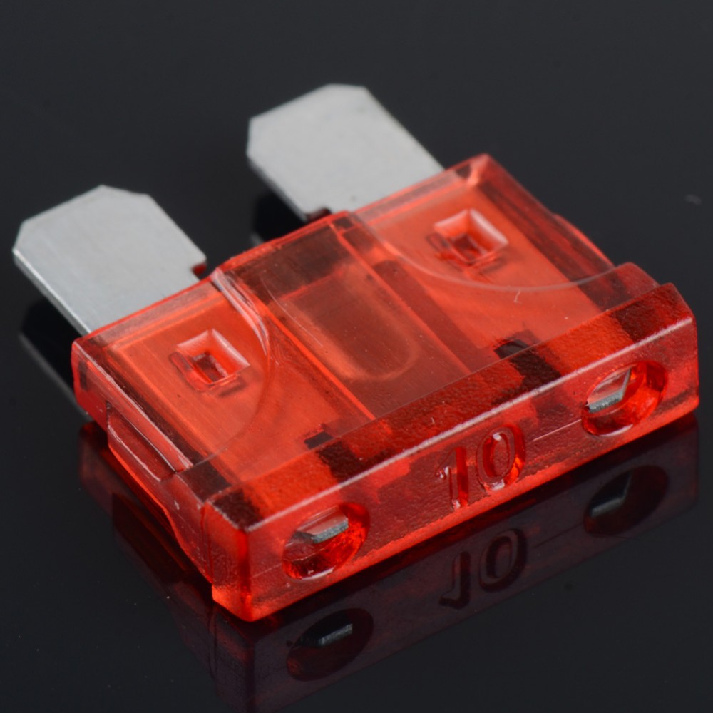 ฟิวส์สแตนดาส ฟิวส์เสียบ 10 แอมป์ Standard Type 10 ตัว/แพ็ค