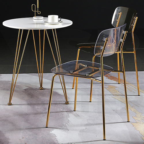 pre-order เก้าอี้ เก้าอี้สไตล์นอร์ดิก เก้าอี้ตกแต่งร้าน เก้าอี้ทานอาหาร เก้าอี้พลาสติก (แพค4ตัว) PC