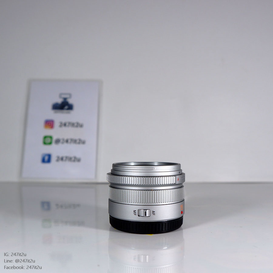 ขายเลนส์ Panasonic Leica 15mm f1.7 ASPH สี silver สภาพสวย