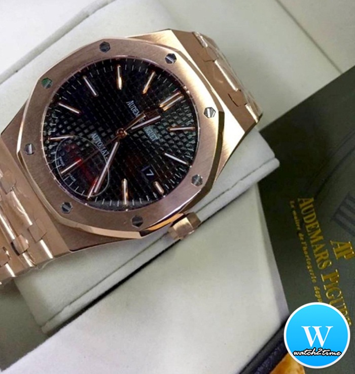 นาฬิกา Audemars Piguet Royal Oak 15400 แสตนเลสแท้ สี Gold