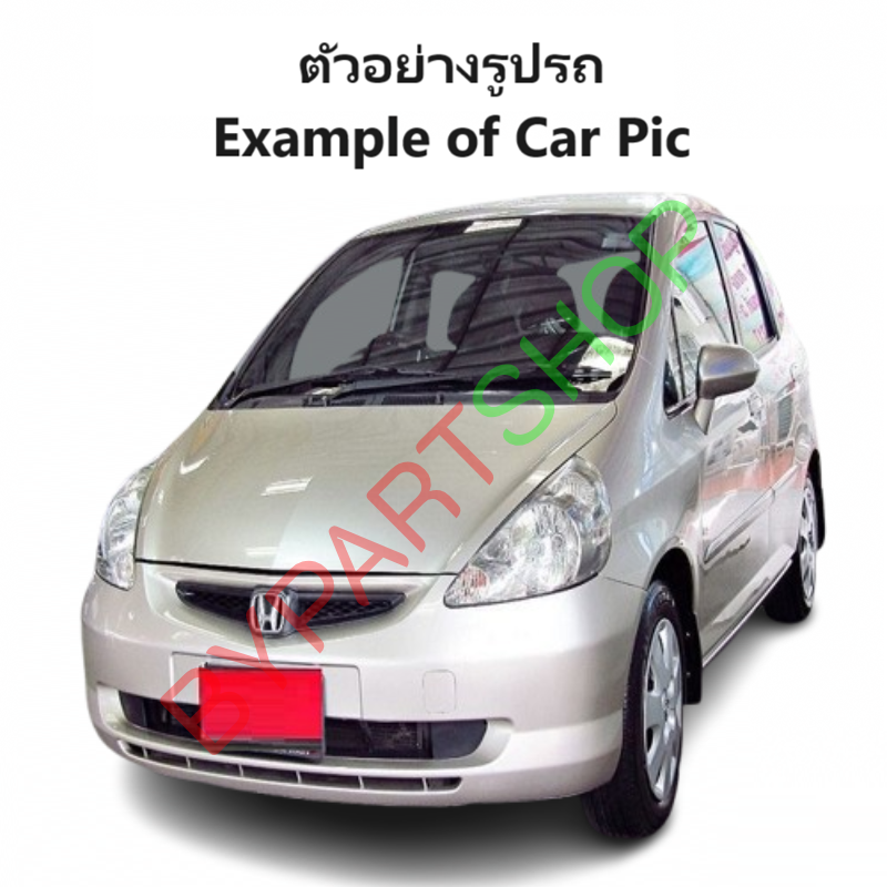 หน้ากระจัง HONDA JAZZ(แจ๊ส) GD โฉมแรก สีดำ ไม่มีโลโก้ ปี2003-2004 (รหัส:JAZZ'03)