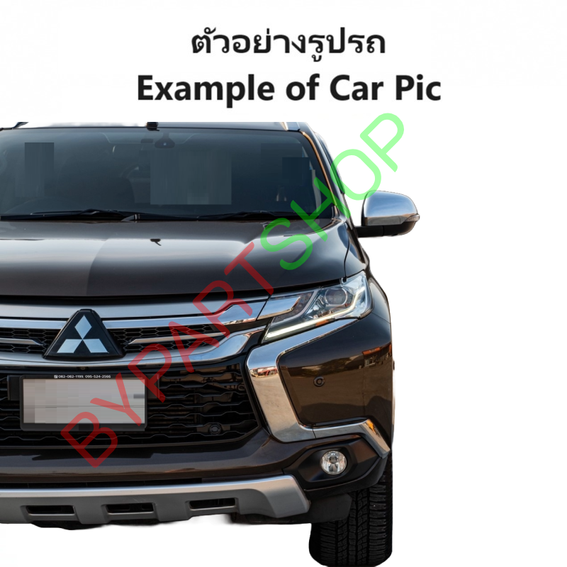 กระจกมองข้าง MITSUBISHI PAJERO(ปาเจโร่) ปรับไฟฟ้า มีไฟเลี้ยว 7สาย ฝาหลังชุบ ปี2015-2018 (TRN19-7C) -ราคาต่อข้าง-