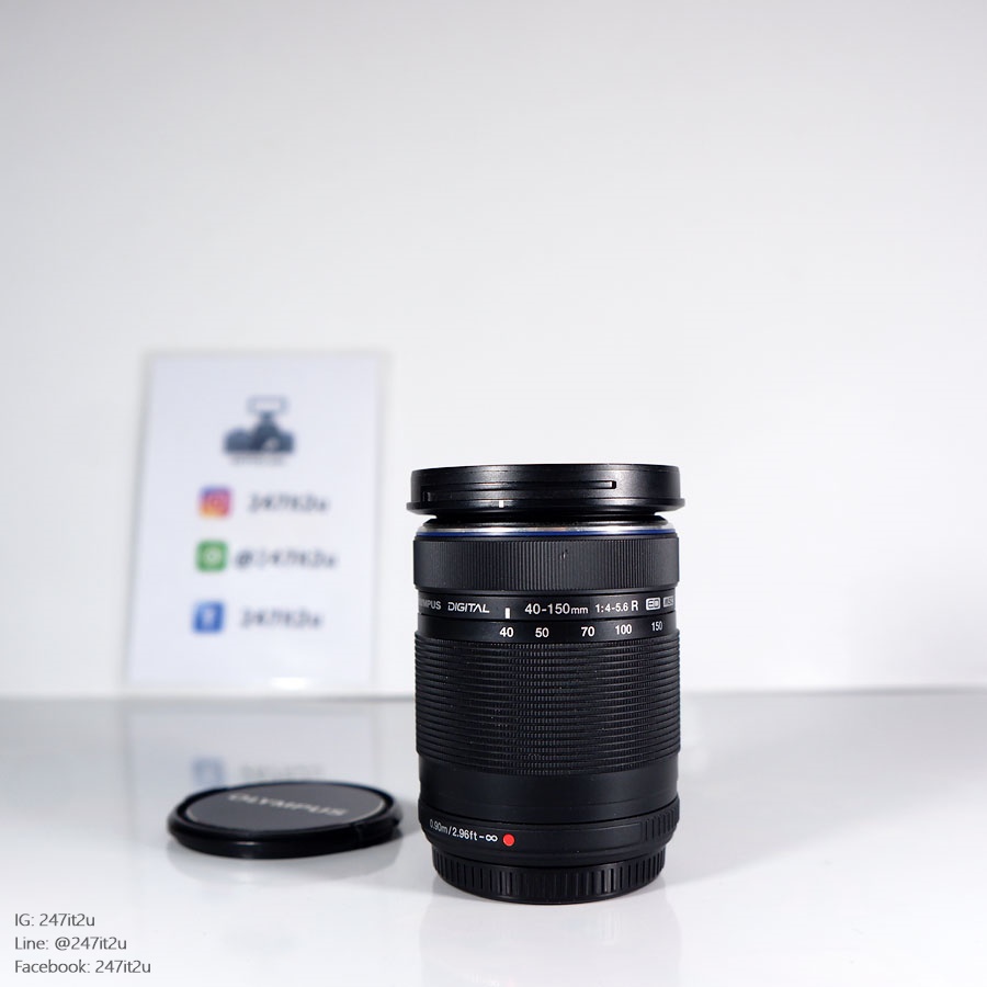 เลนส์ Olympus 40-150mm f4-5.6 สีดำ สภาพสวย