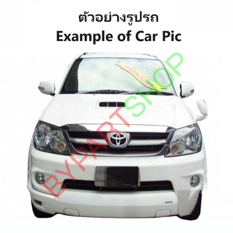 ไฟหน้า TOYOTA FORTUNER(ฟอจูนเนอร์) โคมเทาดำ ปี2004-2007 (งานแท้ TYC) (รหัส RS : BLACK) -ราคาต่อดวง-