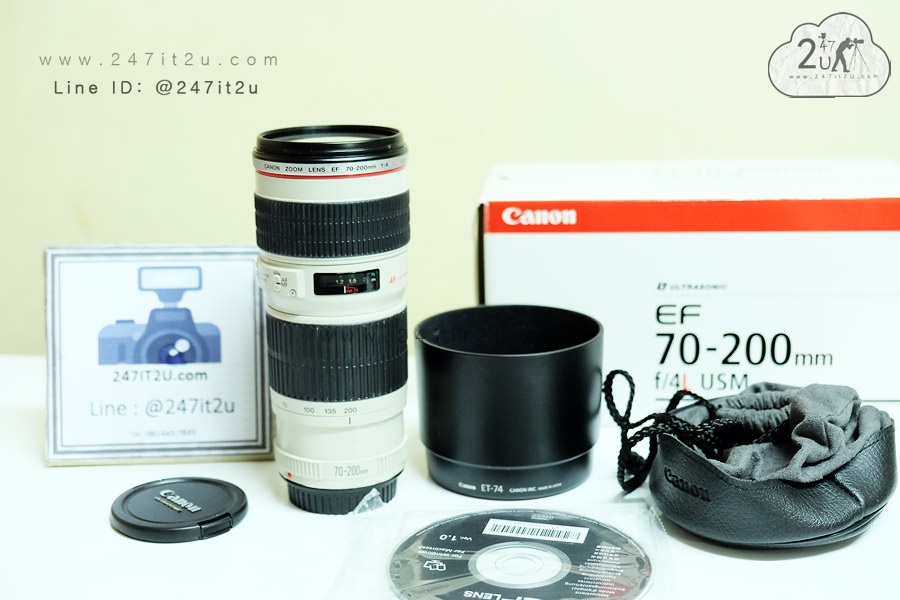 Canon lens 70-200 mm f4 L USM