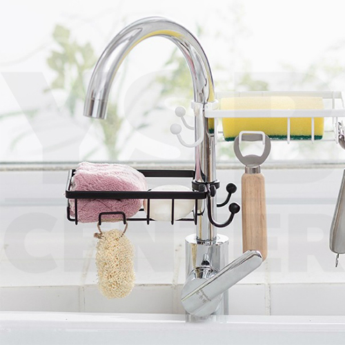 CASSA ตะแกรงใส่อุปกรณ์ ตะแกรงอเนกประสงค์ ข้างก๊อกน้ำ เหล็กเคลือบ รุ่น C265-BS