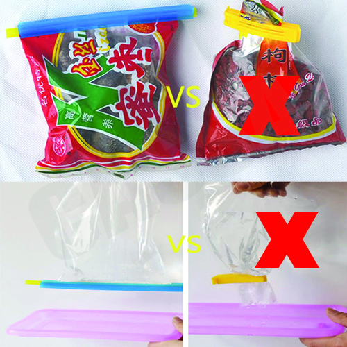 ตัวหนีบ ล็อก ปากถุง ขนม ใบชา กาแฟ กันความชื้น รักษาความกรอบ เซต4ชิ้น รุ่น 172-CS-0055-04