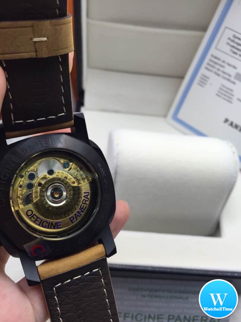 นาฬิกา Panerai Luminor GMT Pam 441 Ceramic PVD สายหนังแท้