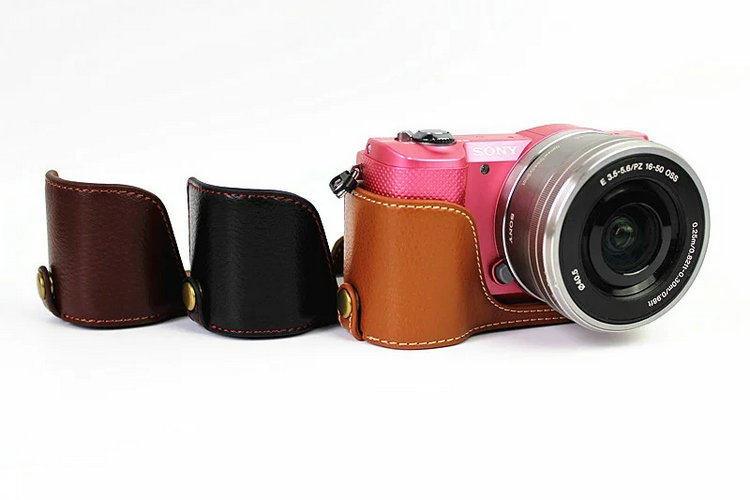 Bag Leather Case For sony A5100