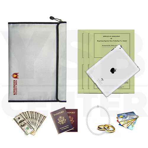 กระเป๋า กระเป๋าเก็บเอกสาร ทนไฟ กันน้ำ กระเป๋าทำงาน ซองกระเป๋าเก็บเอกสารขนาด A4 แนวนอน