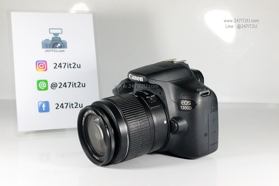 กล้อง Canon 1300D +เลนส์ 18-55mm f3.5-5.6 III