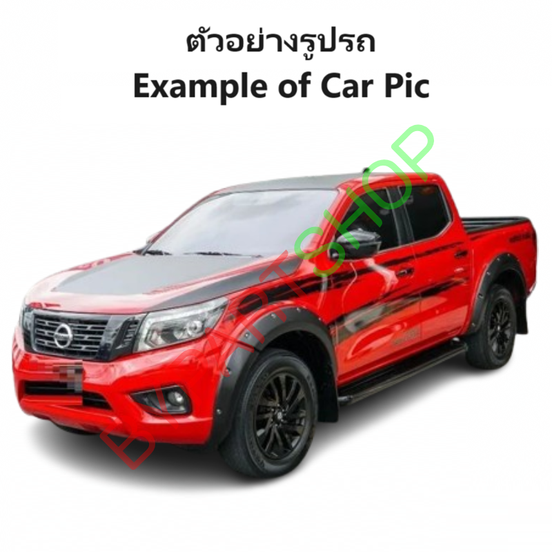 หน้ากระจัง NISSAN NAVARA(นาวาร่า) NP300 สีดำ(งานไม่ทำสี) ไม่มีโลโก้ ปี2015-2020 (NP300'15 ดำ FPI)