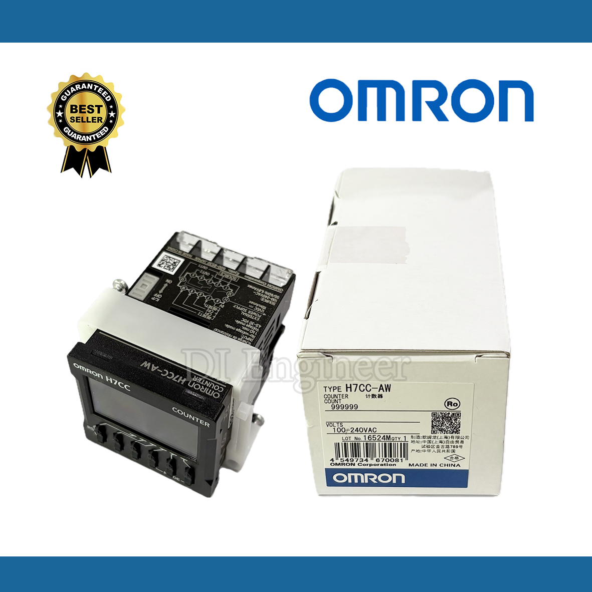 Omron Counter H7CC-AW 100-240Vac