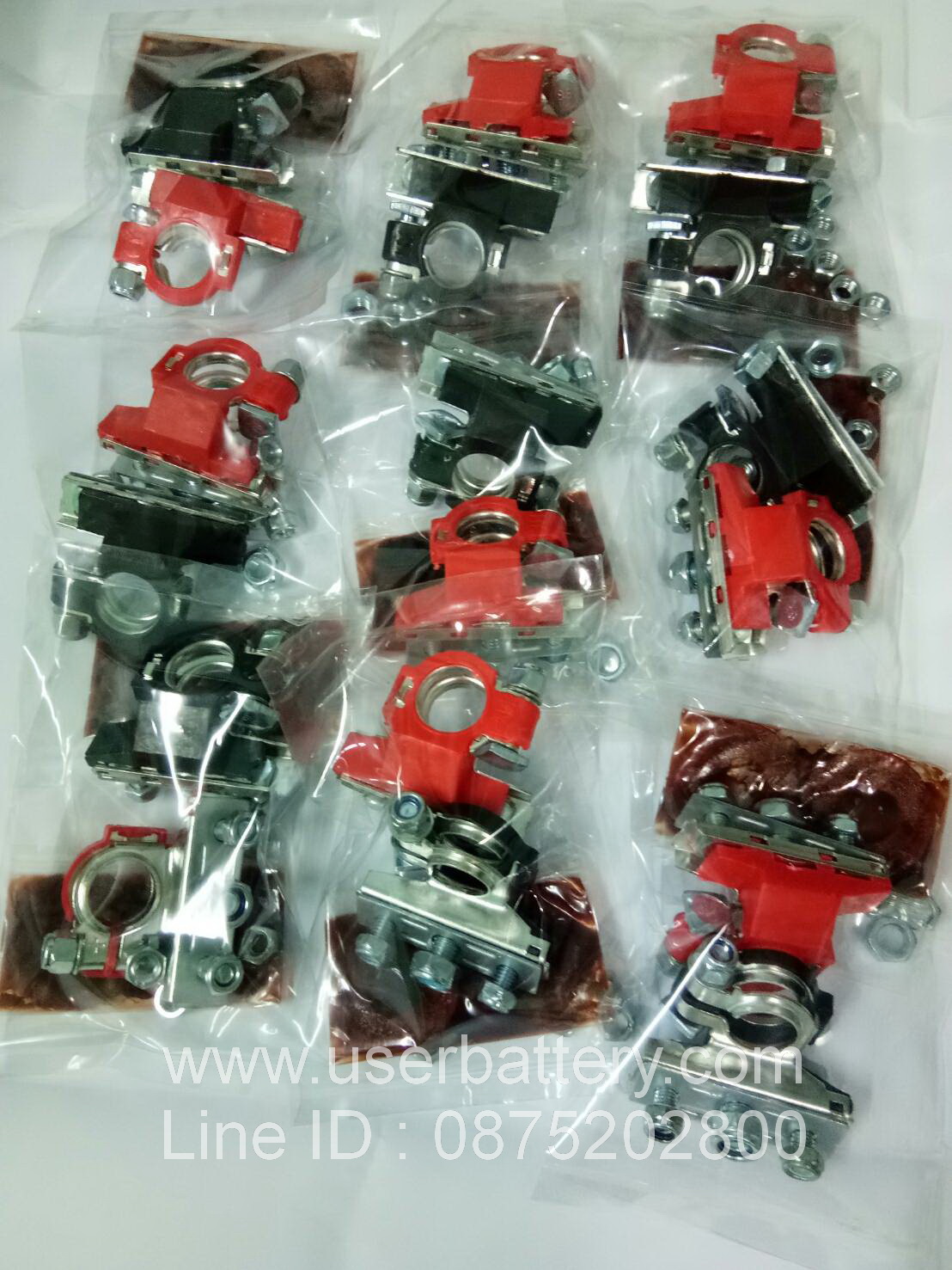 ขั้วแบตเตอรี่ 90 อาศา สกรู 3 ทาง