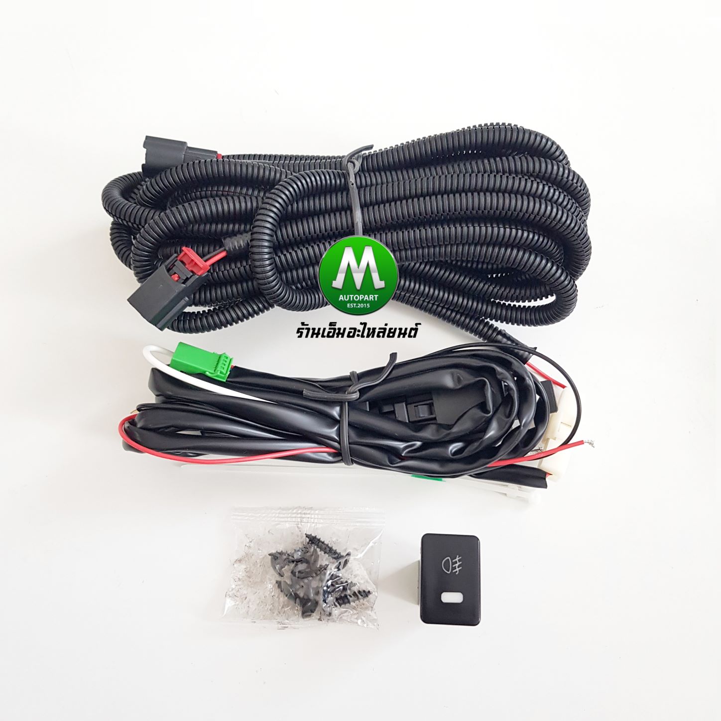 ไฟตัดหมอก ไฟสปอร์ตไลท์ TOYOTA HILUX REVO 2020 2021 LED ฝาครอบดำด้าน / โตโยต้า รีโว่ (รับประกันสินค้า 3 เดือน)
