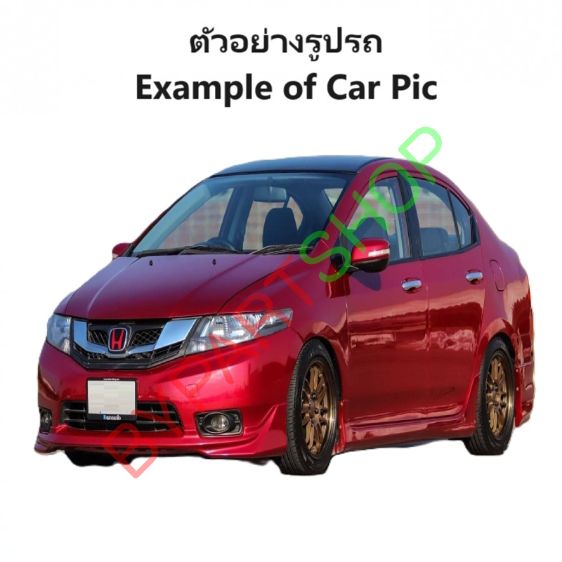 กระจกมองข้าง HONDA CITY(ซิตี้) โฉมGM ปรับไฟฟ้า มีไฟเลี้ยว 7สาย ฝาหลังสีพื้น(ไม่ทำสี) ปี2008-2013 -ราคาต่อข้าง-