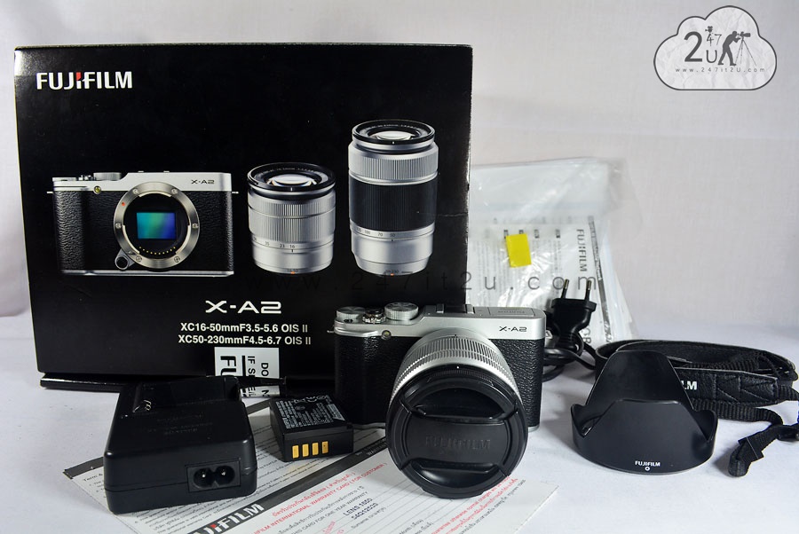 กล้อง Fujifilm XA2 + เลนส์ 16-50mm สีดำเงิน
