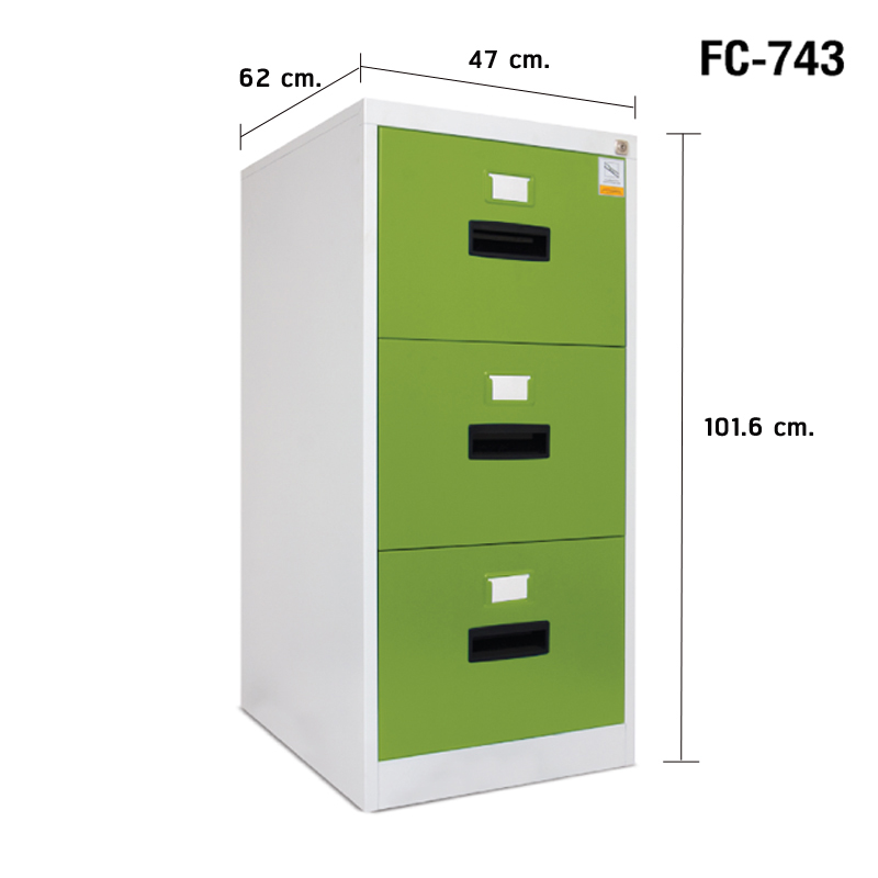 ตู้ลิ้นชักเหล็ก 3 ลิ้นชัก SMARTFORM FC-743