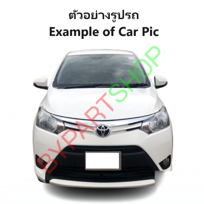กระจกมองข้าง TOYOTA VIOS(วีออส) Gen3 รุ่นปรับ+พับไฟฟ้า มีไฟเลี้ยว 7สาย สีดำ(ไปทำสีเอง) ปี2013-2022 -ราคาต่อข้าง-