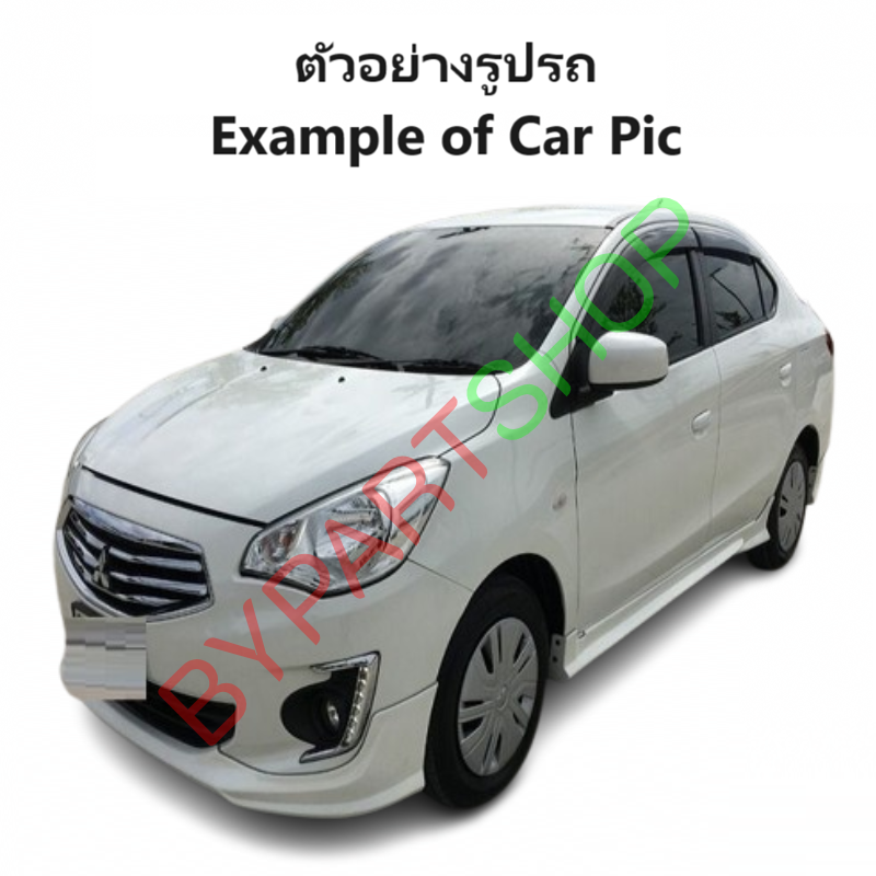 หน้ากระจัง MITSUBISHI ATTRAGE(แอททราจ) โฉมแรก ชุบโครเมียม ไม่มีโลโก้ ปี2013-2018 (รหัส:ATTRAGE'14)