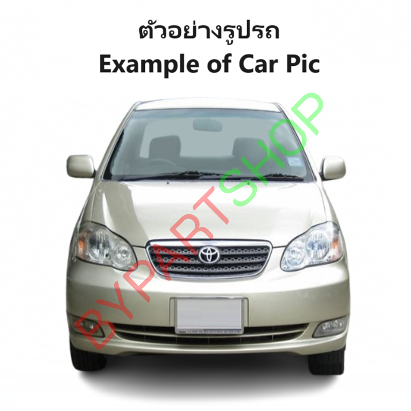 แผงแอร์/รังผึ้งแอร์ TOYOTA ALTIS(อัลติส) โฉมหน้าหมู ทุกรุ่น พร้อมไดเออร์ ปี2001-2007 (งานO.E.M รับประกัน 1ปี) ( PL3173)