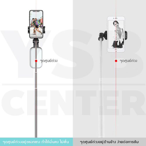 ไม้เซลฟี่ ขาตั้งมือถือ มาพร้อมไฟปรับความสว่าง มีรีโมทบูลทูธ รองรับทั้ง iOS และ Android ( สีดำ ) รุ่น J1M002 - J1M003