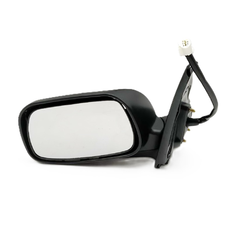 กระจกมองข้าง TOYOTA VIOS(วีออส) โฉมแรก รุ่นปรับไฟฟ้า 3สาย สีดำ(งานไม่ทำสี) ปี2003-2006 -ราคาต่อข้าง-