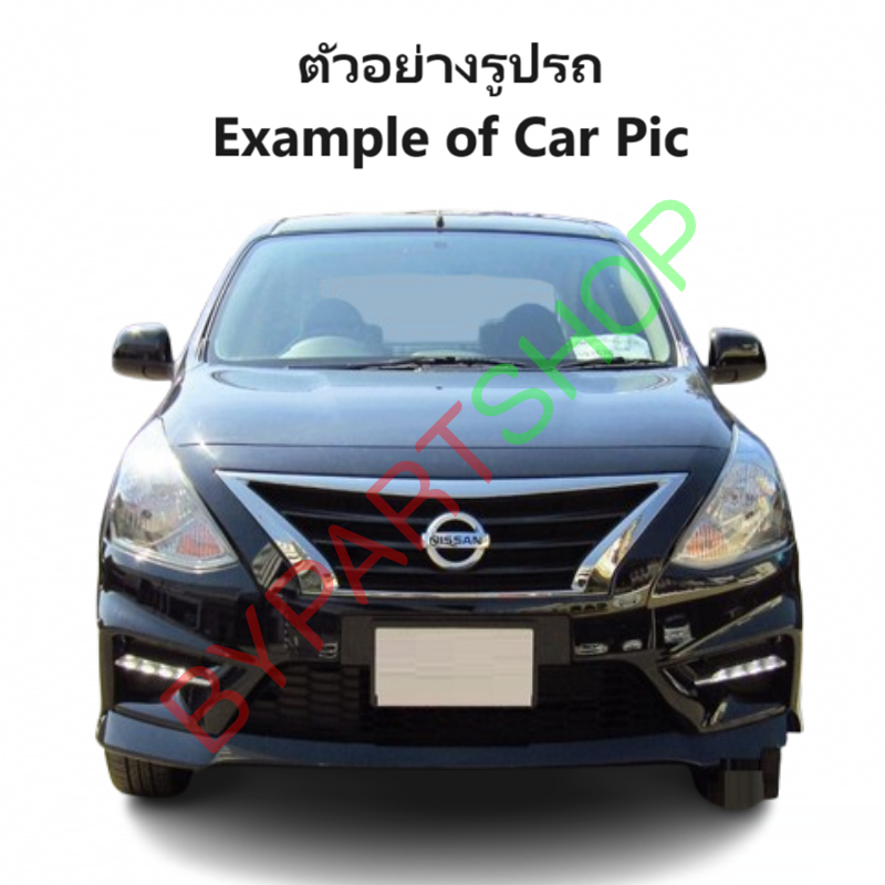 -แท้ศูนย์- บังลมหม้อน้ำ NISSAN ALMERA(อัลเมร่า) พร้อมใบพัดลม+มอเตอร์ ครบชุด ปี2011-2019