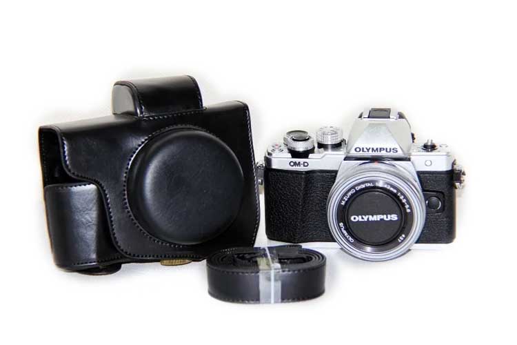 Bag Leather Case For olympus EM10 II