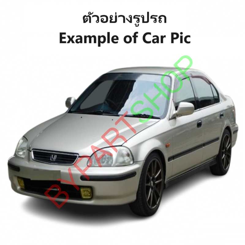 หน้ากระจัง HONDA CIVIC(ซีวิค) โฉมไฟตาโต รุ่นที่1 คาดโครเมียม ไม่มีโลโก้ ปี1996-1998 (รหัส:CV'96)