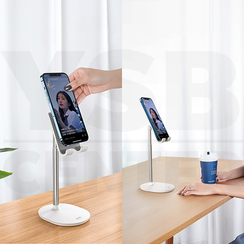 แท่นวาง มือถือ แท่นวางตั้งโต๊ะ พร้อม ที่หนีบ ดีไซน์ทันสมัย พกพาสะดวก รุ่น J1M039-X12
