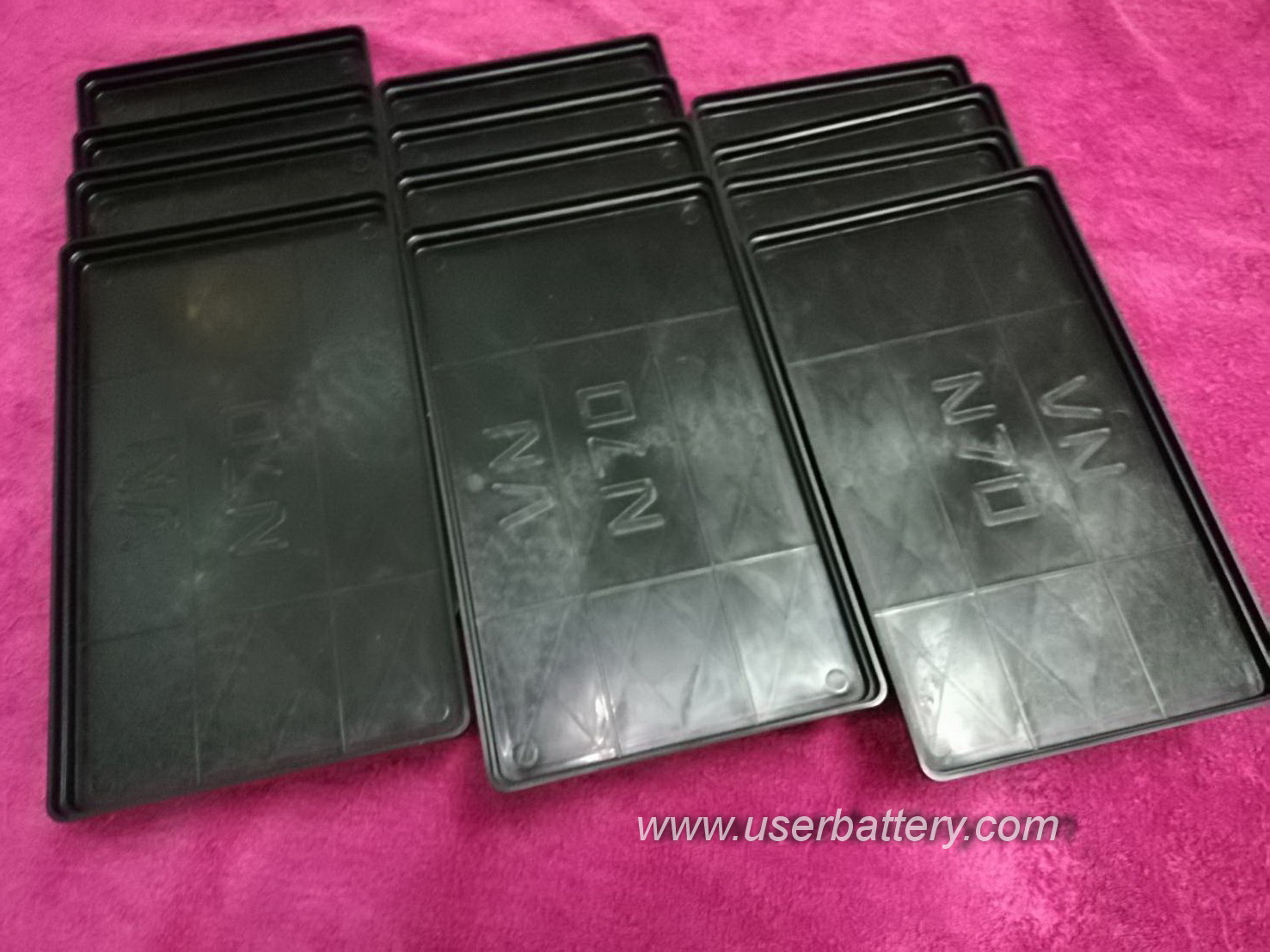 ถาดรองแบตเตอรี่ รถกระบะ รุ่น N70 - NS100 โหลละ