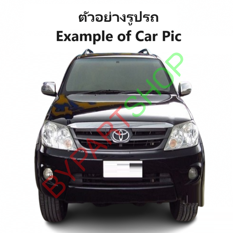 หน้ากระจัง TOYOTA FORTUNER(ฟอจูนเนอร์) โฉมแรก สีดำ(งานไม่ทำสี) ไม่มีโลโก้ ไม่มีคิ้ว ปี2004-2007 (รหัส:FORTUNER'05 ดำ)