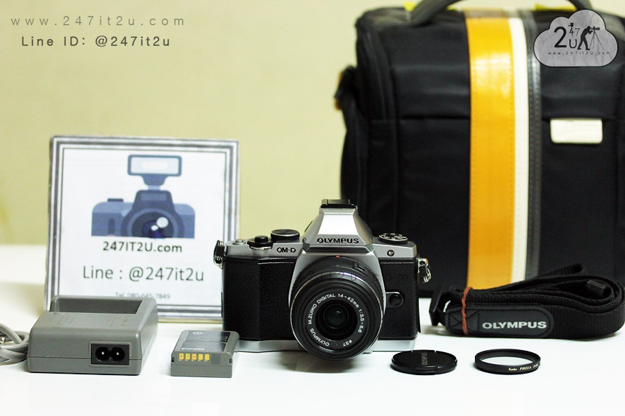 กล้อง Olympus OM-D EM5 mark1 +Lens 14-42mm สี Silver