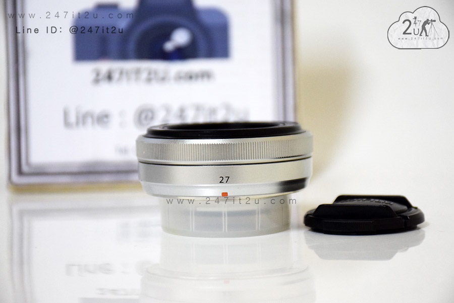 เลนส์ Fujinon 27mm f2.8 สี silver
