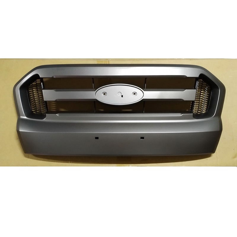 หน้ากระจัง FORD RANGER(ฟอร์ด เรนเจอร์) T6/XLT/WILDTRAK สีดำ(งานดิบ) ไม่มีโลโก้ ปี2015-2018 (รหัส:RANGER15 ดำ)