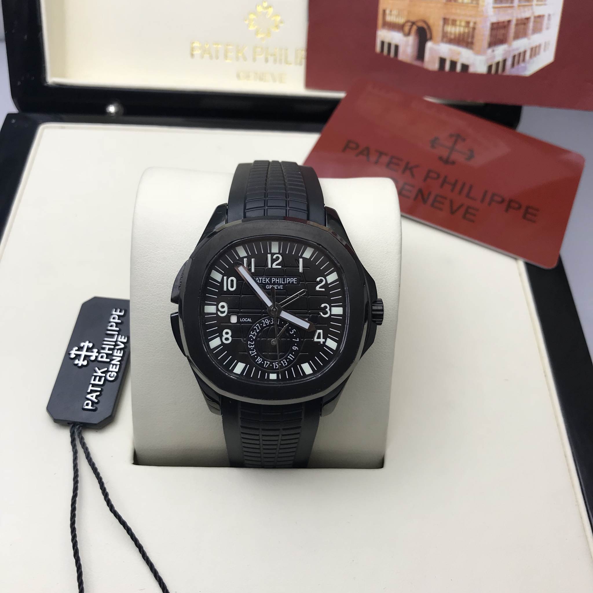 นาฬิกา Patek Philippe Aquanaut Travel Time Reference 5164R หน้าดำ