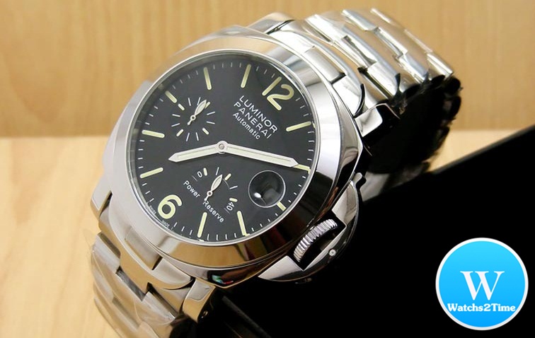 นาฬิกา Panerai Luminor Power Reserve Steel Black Dial Size 44MM. PAM171