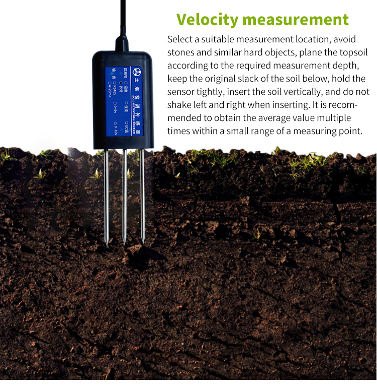 NPK soil sensor probe (RS485)