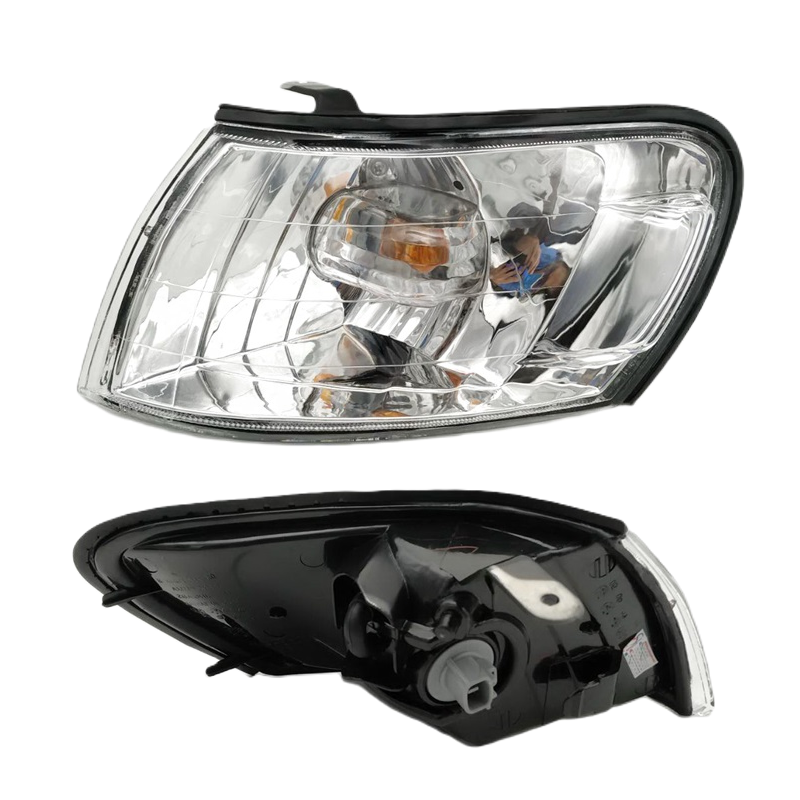 ไฟหน้า+ไฟมุม TOYOTA COROLLA(โคโรล่า) AE100/101/102(สามห่วง) งานแต่ง จอใส ลายเพชร (ครบชุด)