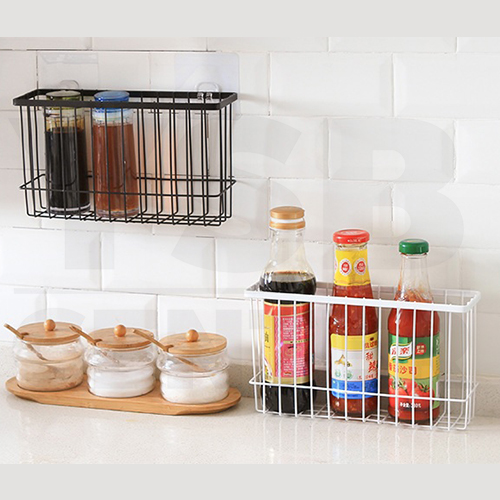 CASSA ตะแกรง ตะแกรงเหล็ก ตะแกรงแขวนของอเนกประสงค์ สีขาว แบบติดผนัง รุ่น C238-BSW