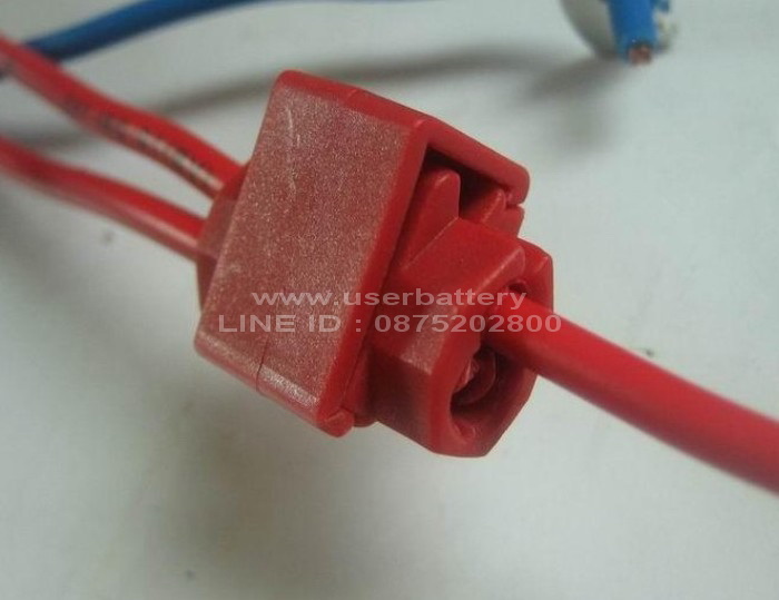 ( 14 ชิ้น ) ตลับต่อสายไฟรถยนต์ ( สีแดง ) 0.5-1.0 Sq.mm. 22-18 AWG 10A.