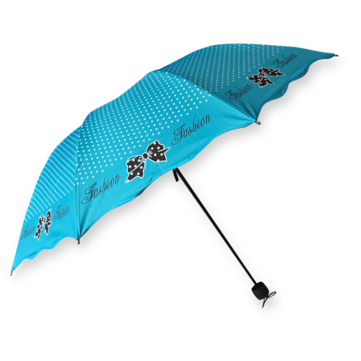 ร่มโค้งแฟชั่น ยูวีดำ รหัส8033