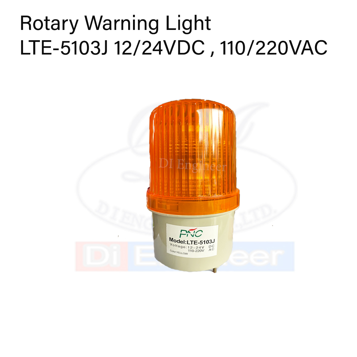 PNC LTE-5103J ROTARY WARNING LIGHT สีเหลือง