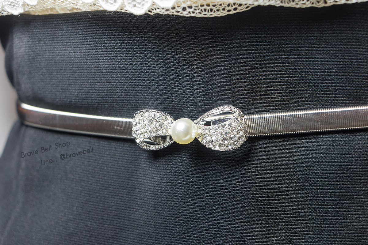 เข็มขัดรูปโบว์ โบว์รูปกันหัน คนอ้วนใส่ได้